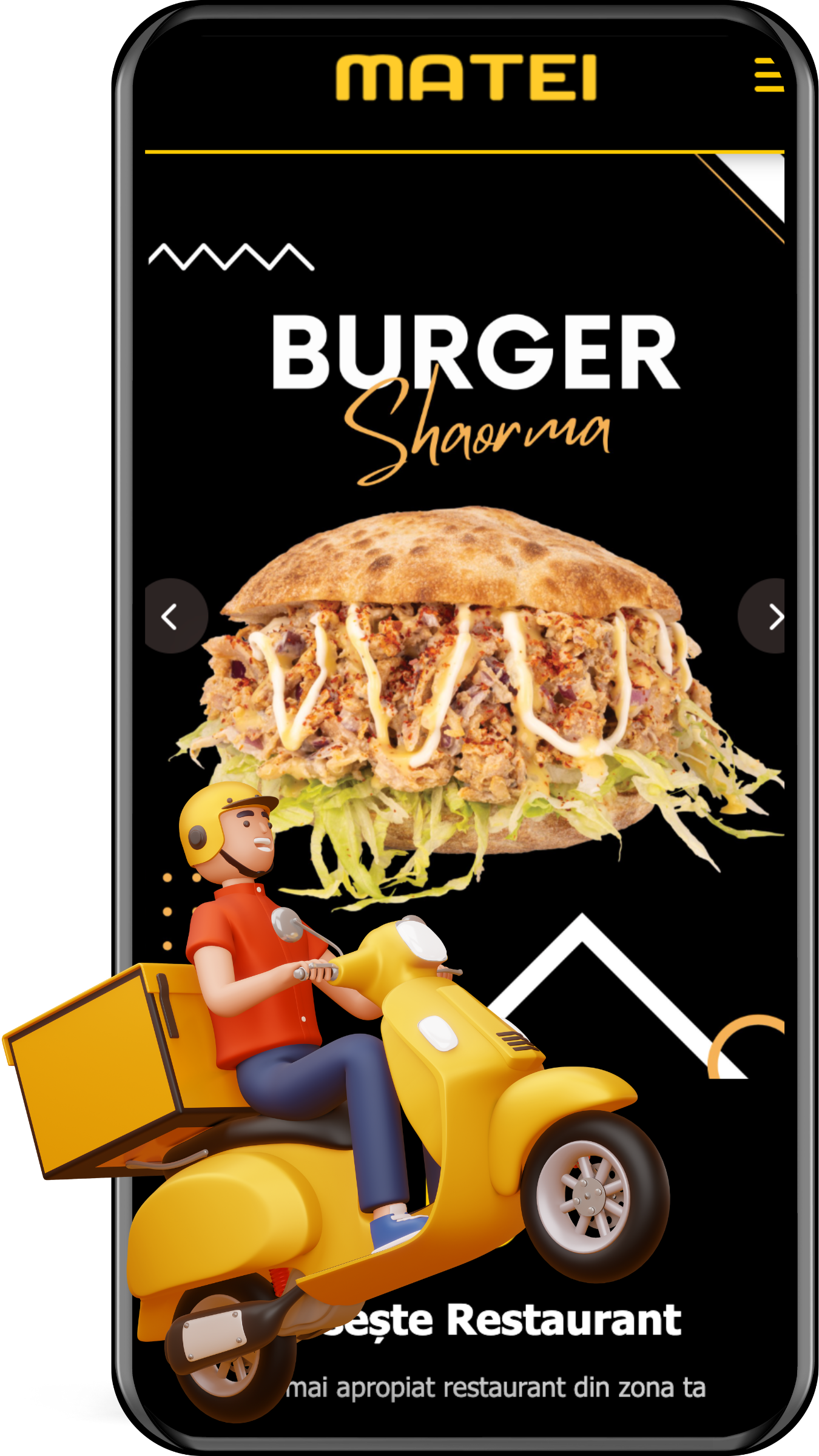 MATEI Restaurant App